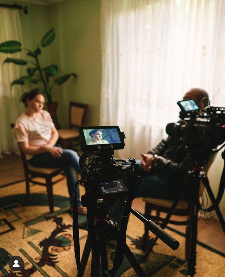 Documentary interview filming