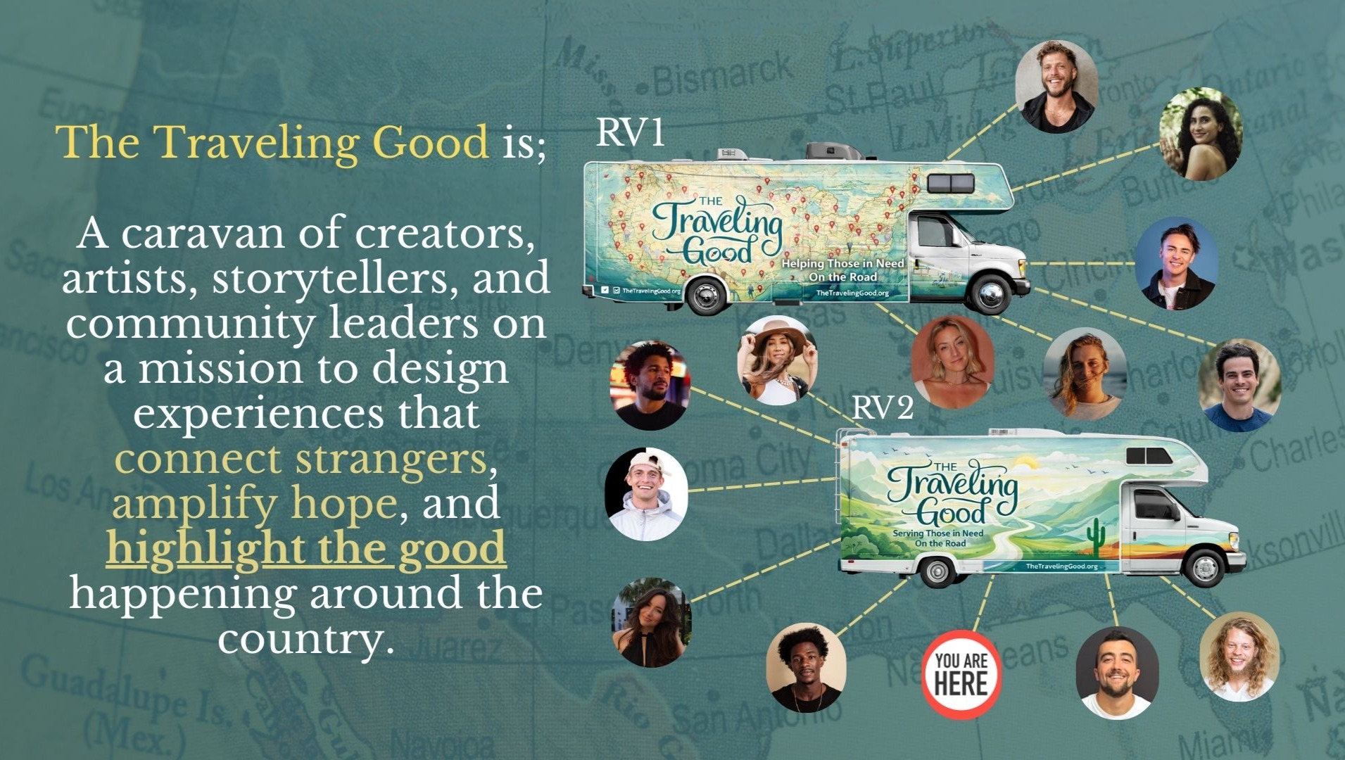 The Traveling Good RV hitting the road